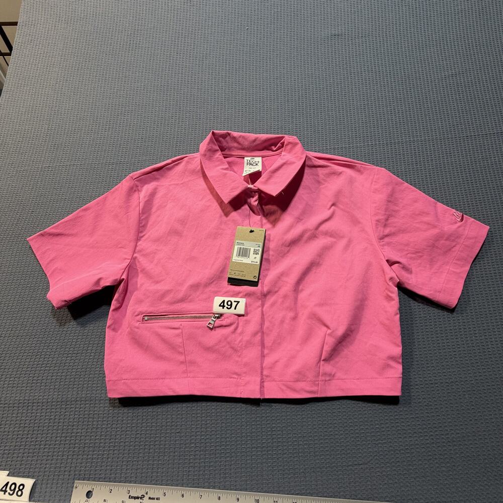 Nike Swoosh Shirt Women Sz XS Pink Brand New